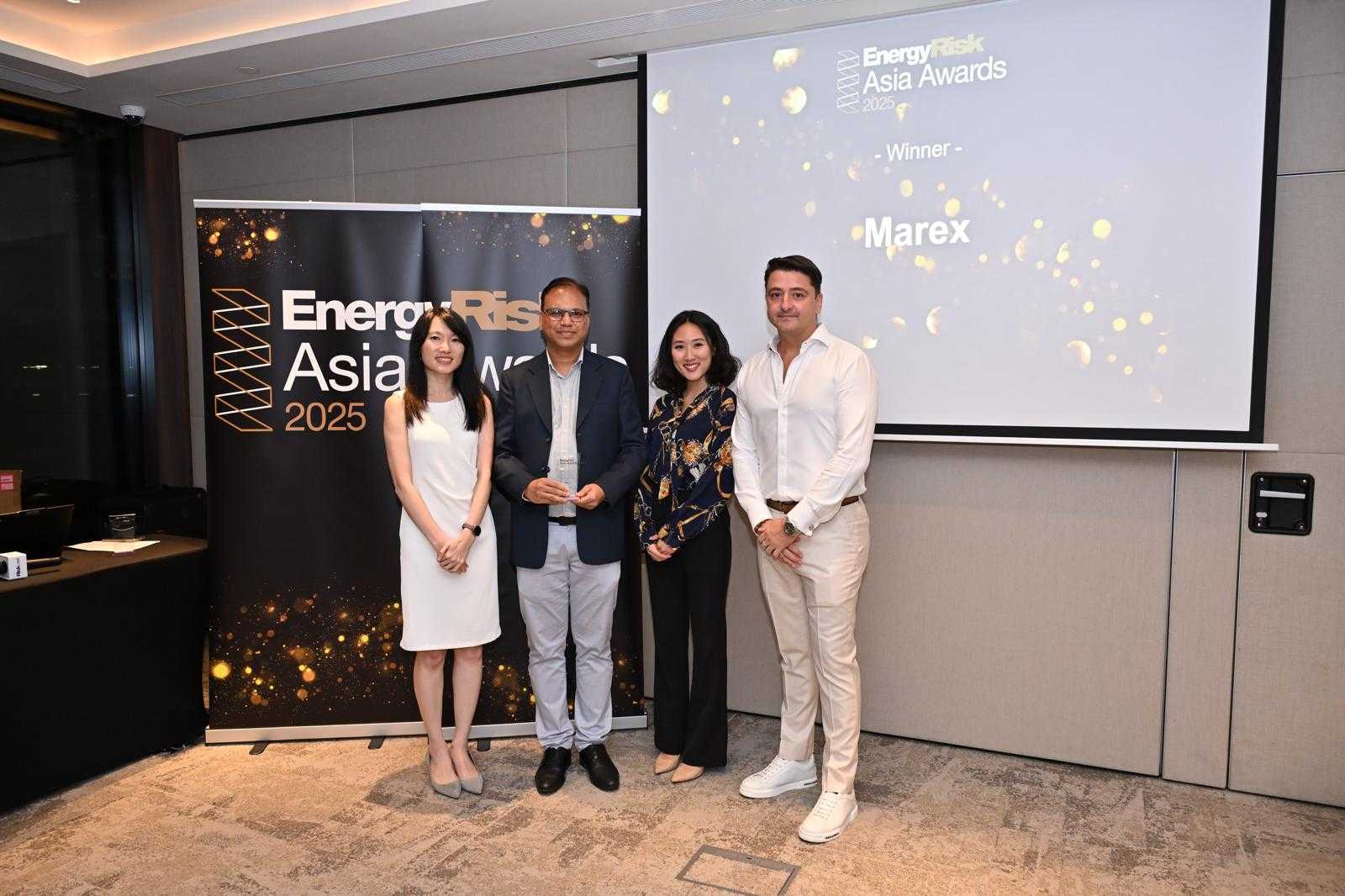 Marex Solutions is named OTC Trading Platform of the Year at the Energy Risk Awards 2025